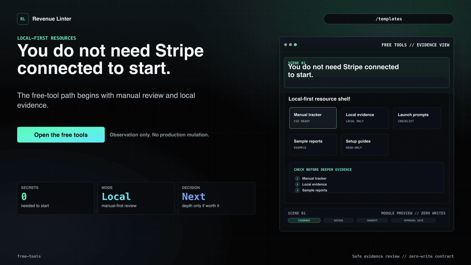 Free Tools Scene 01