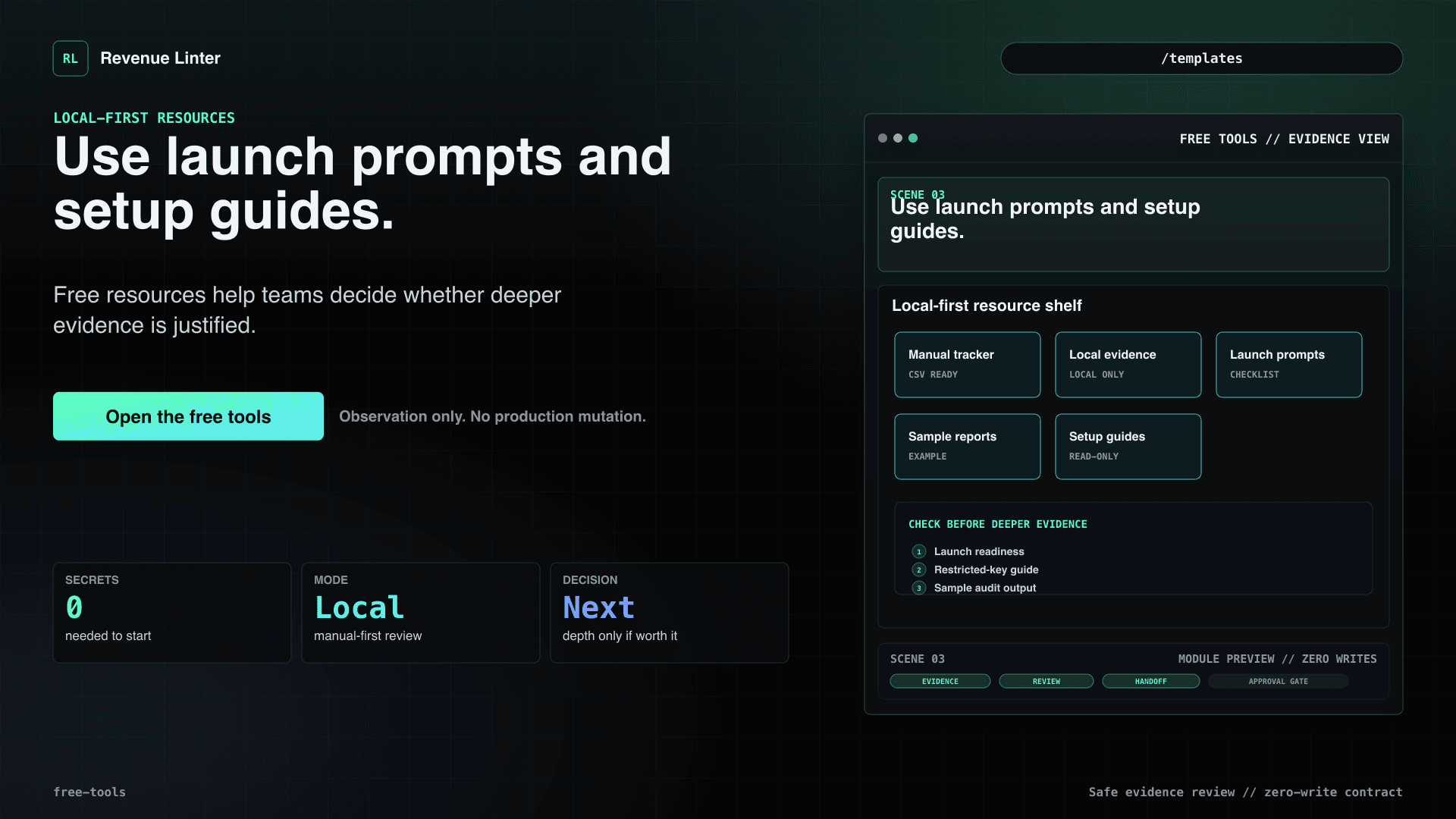 Free Tools Scene 03