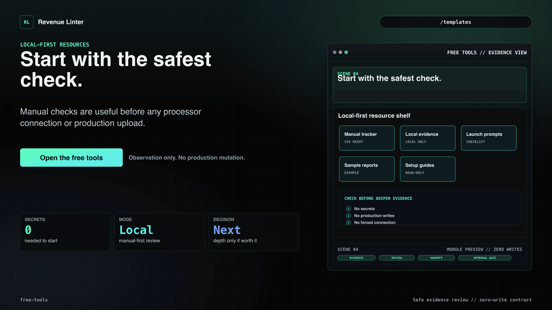 Free Tools Scene 04