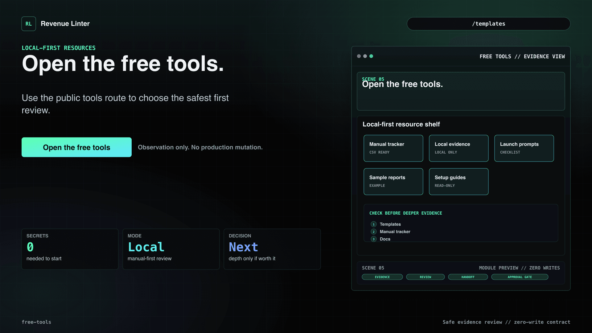 Free Tools Scene 05